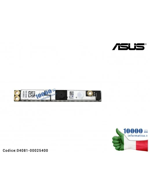 04081-00025400 Webcam + Microfono [HD] ASUS S451LA S451LN S551LA S551LB T300F X502C X502CA X550L X550LD X553M X553MA F553M F5...