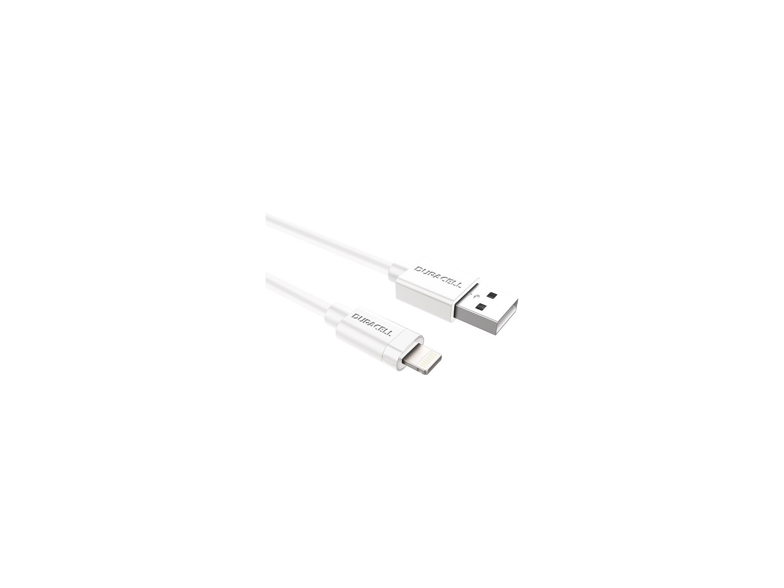 USB5012W USB5012W Duracell USB-A to Lightning 1m Cavo Adatto per Apple iPhone/iPad Lightning Devices
