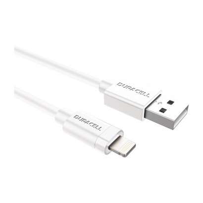 USB5022W USB5022W Duracell USB-A to Lightning 2m Cavo Adatto per Apple iPhone/iPad Lightning Devices