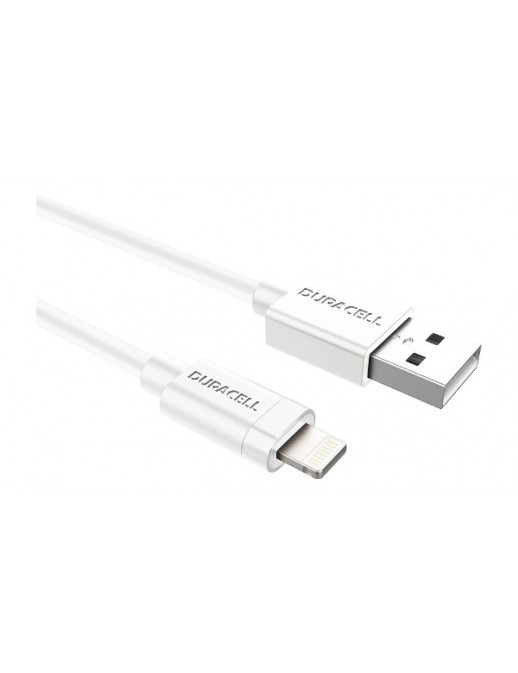 USB5022W USB5022W Duracell USB-A to Lightning 2m Cavo Adatto per Apple iPhone/iPad Lightning Devices