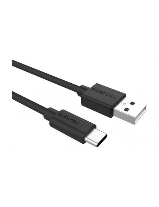 USB5031A USB5031A Duracell USB-A to USB-C Charge Cavo 1m Type-C to USB Type 3.0 (Nera)