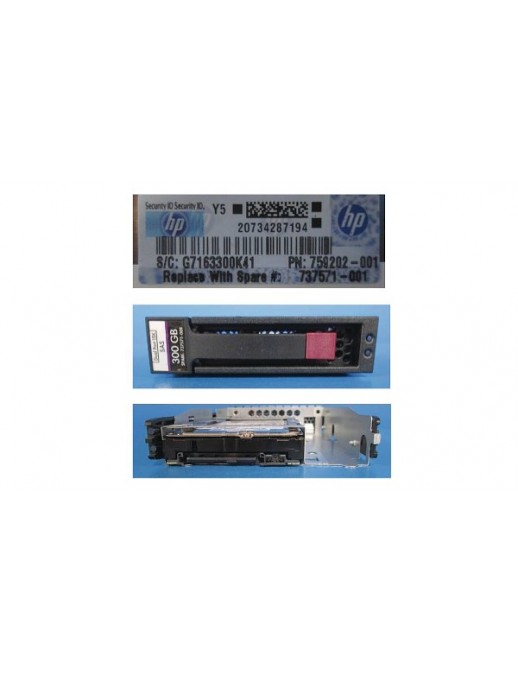 737571-001 737571-001 300GB 15k SAS 3.5 12G Hot Plug HDD