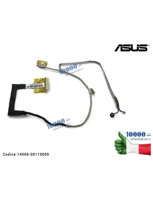 14006-00110000 Cavo Flat LCD ASUS X401 X401A X401U X401P DD0XJ1LC000