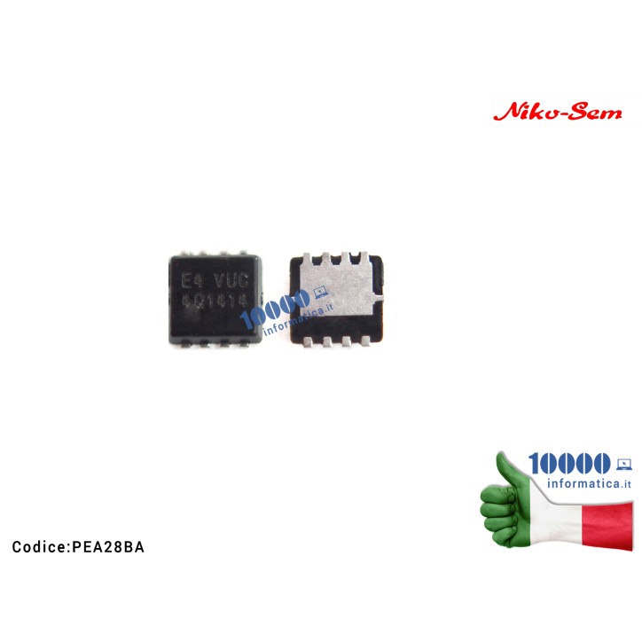 IC Chip NIKO SEM PEA28BA PEA28 (E4 VUC) (E4 GUB) (E4 GU8) (E4 GNB) (E4 VUB) (E4 GUE) (E4 GNE) (E4 VUA) (E4 GUD) (E4 GUC) (E4 GND IC Chip NIKO SEM PEA28BA PEA28 (E4 VUC) (E4 GUB) (E4 GU8) (E4 GNB) (E4 VUB) (E4 GUE) (E4 GNE) (E4 VUA) (E4 GUD) (E4 GUC) (E4 GND