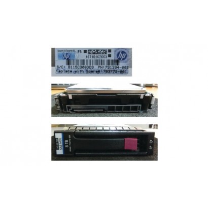 793701-B21 793701-B21 SPS-DRV HD 8TB 12G 7.2K 3.5 SAS MDL - sostituito con HPE spare part:793772-001