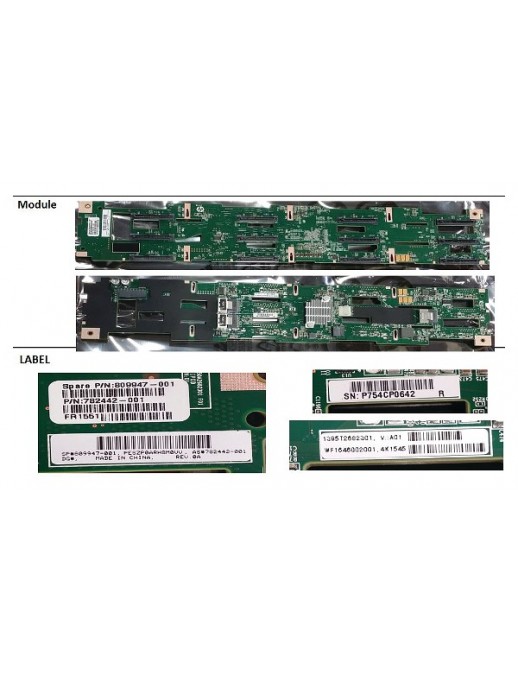 809947-001 809947-001 SPS-PCA 12 LFF BP w/Expander Apollo 4200