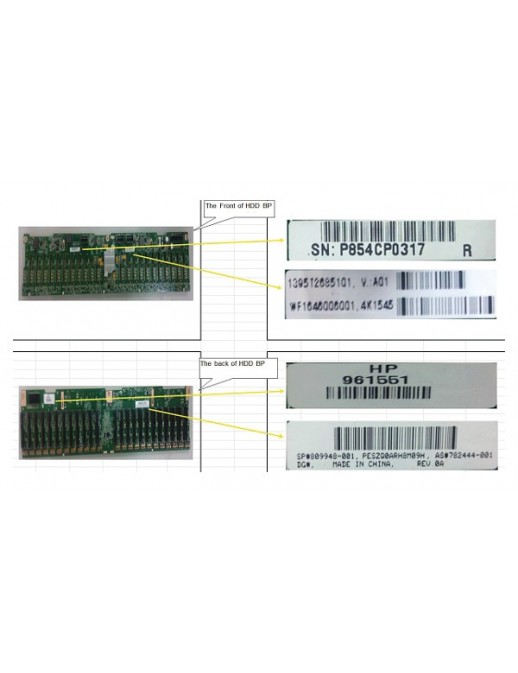 809948-001 809948-001 SPS-PCA 24 SFF BP w/Expander Apollo 4200