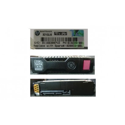 820033-001 820033-001 SPS-DRV HD 8TB 6G 7.2K 3.5 SATA MDL SC