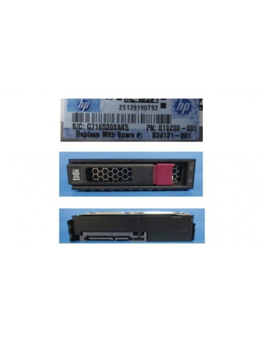 834131-001 834131-001 SPS-DRV 8TB 6G 7.2K 3.5 SATA 512e MDL LP