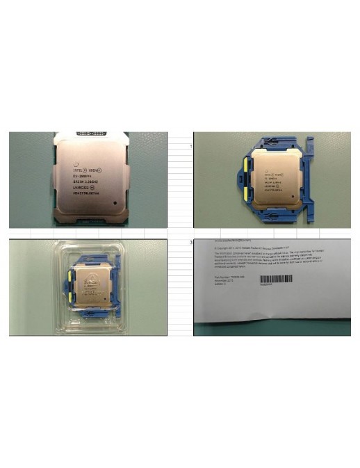 835617-001 835617-001 SPS-CPU BDW E5-2698 v4 20C 2.2GHz 135W