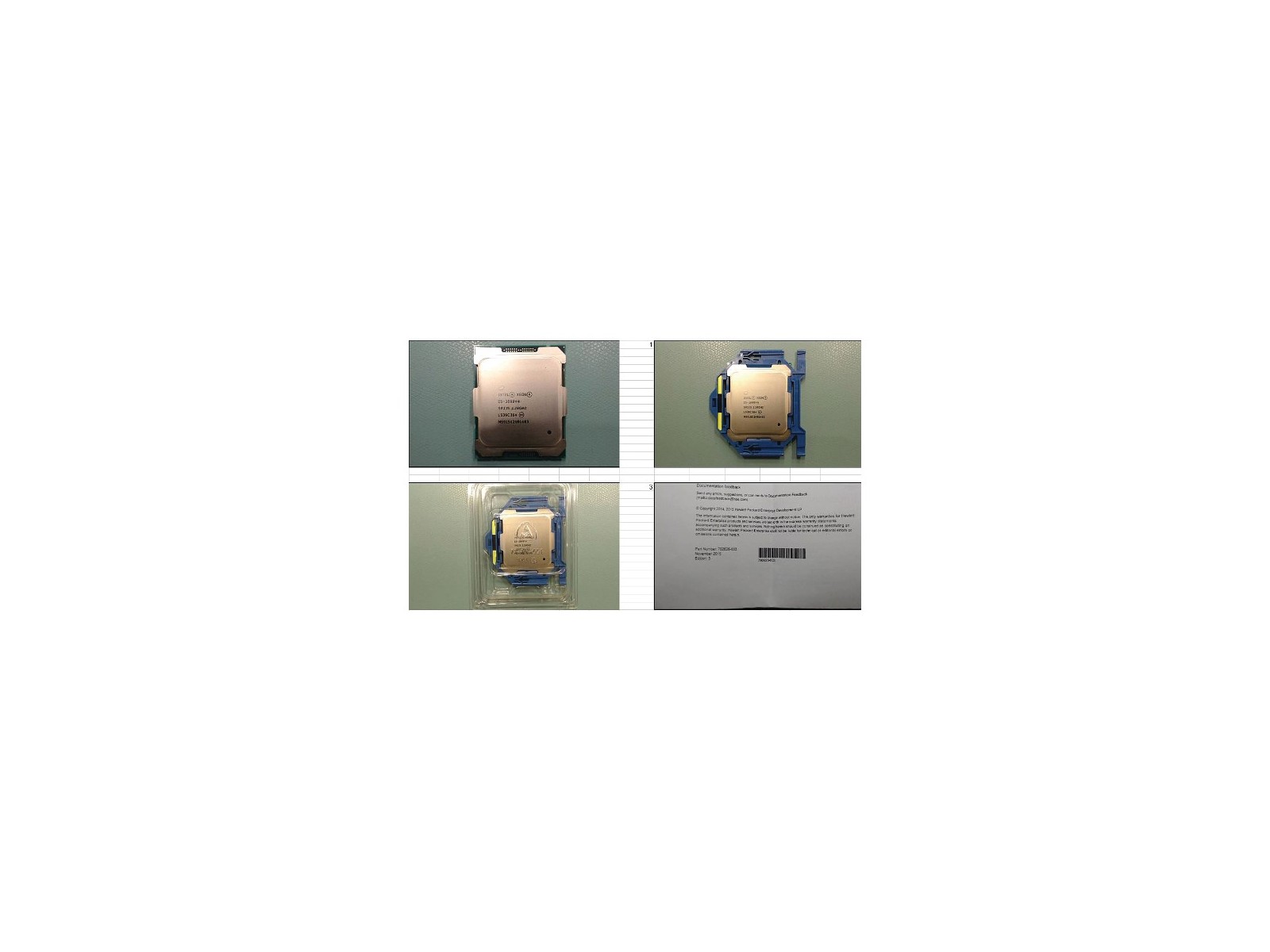 835618-001 835618-001 SPS-CPU BDW E5-2699 v4 22C 2.2GHz 145W