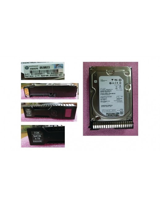 846510-B21 846510-B21 SPS-DRV HD 6TB 6G 7.2K 3.5 SATA MDL SC - sostituito con HPE spare part:846608-001
