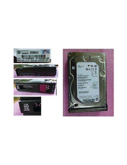 846512-B21 846512-B21 SPS-DRV HD 6TB 6G 7.2.K 3.5 SATA MDL LP - sostituito con HPE spare part:846609-001