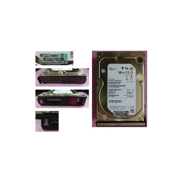 846611-001 SPS-DRV HD 6TB 12G 7.2K 3.5 SAS MDL LP 846611-001 SPS-DRV HD 6TB 12G 7.2K 3.5 SAS MDL LP