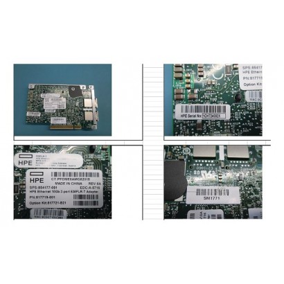 854177-001 854177-001 SPS-PCA FLR Adp G3 2p 10GbE BT BCM57406