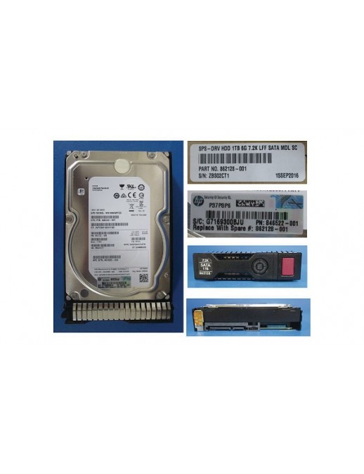862128-001 862128-001 1TB 6G SATA 7.2K LFF