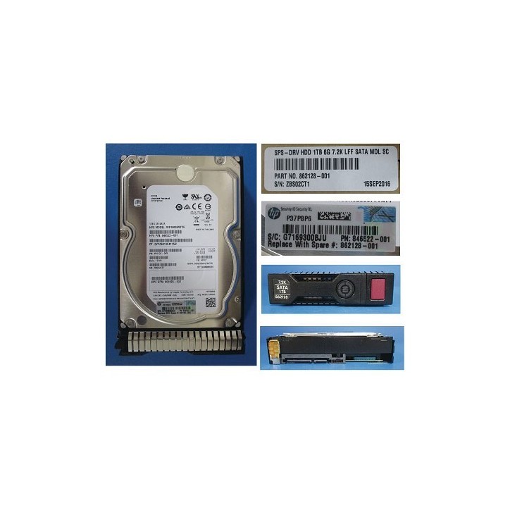 862128-001 1TB 6G SATA 7.2K LFF