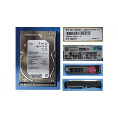 862132-001 862132-001 SPS-DRV HDD 2TB 6G 7.2K LFF SATA MDL LP