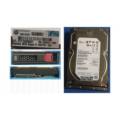 862136-001 862136-001 SPS-DRV HDD 6TB 12G 7.2K LFF SAS MDL LP