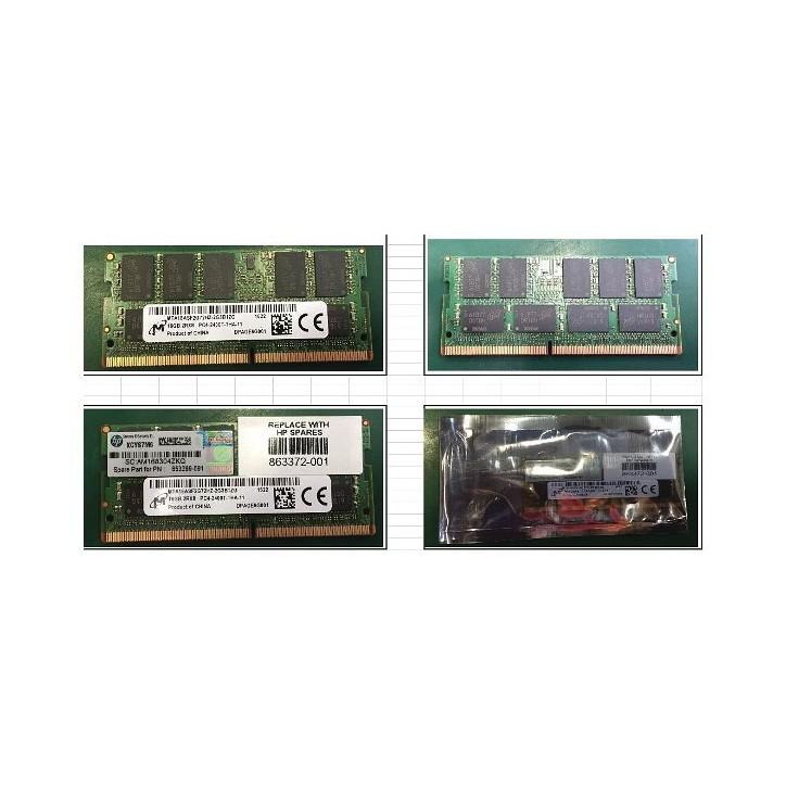 863372-001 SPS-SODIMM 16GB PC4-2400T-T 1Gx8
