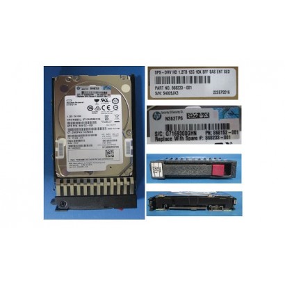 868233-001 868233-001 SPS-DRV HD 1.2TB 12G 10K SFF SAS ENT SED