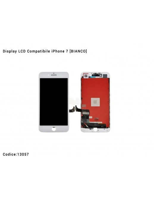 13057 Display LCD Compatibile iPhone 7 [BIANCO] Schermo Vetro Touch Screen