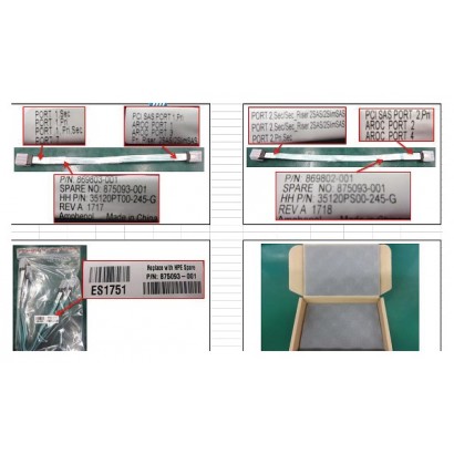 875093-001 875093-001 SPS-CBL (Retroilluminata) AROC to Shiner 36p PORT1+2 kit