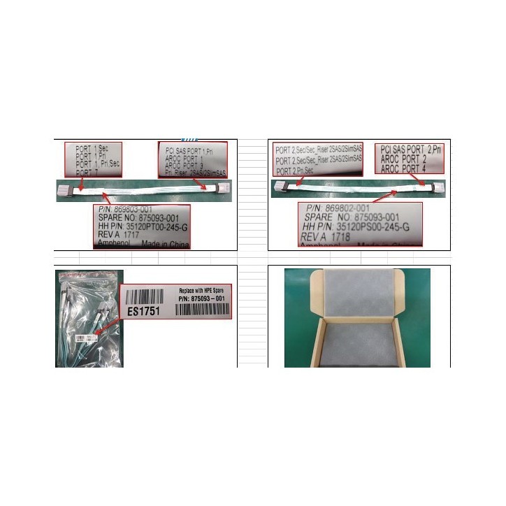 875093-001 SPS-CBL (Retroilluminata) AROC to Shiner 36p PORT1+2 kit 875093-001 SPS-CBL (Retroilluminata) AROC to Shiner 36p PORT1+2 kit