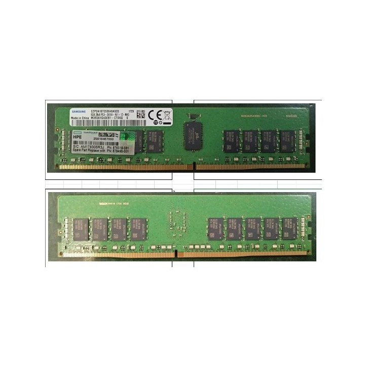 878490-001 SPS-DIMM 8GB PC4-2666V-R 512Mx8