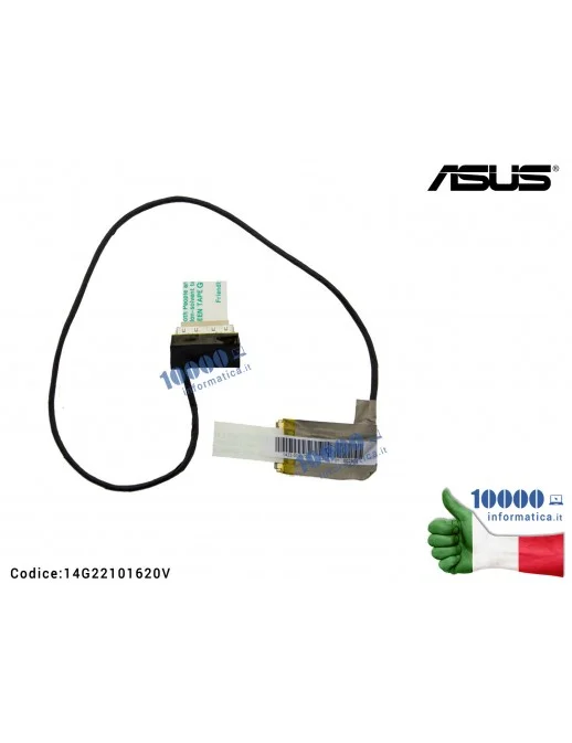 14G22101620V Cavo Flat LCD ASUS N53 (HD) N53DA N53JF N53JG N53JL N53JN N53JQ N53SM N53SN N53SV N53TA X5MS X5MSN PRO5MD PRO5MD...