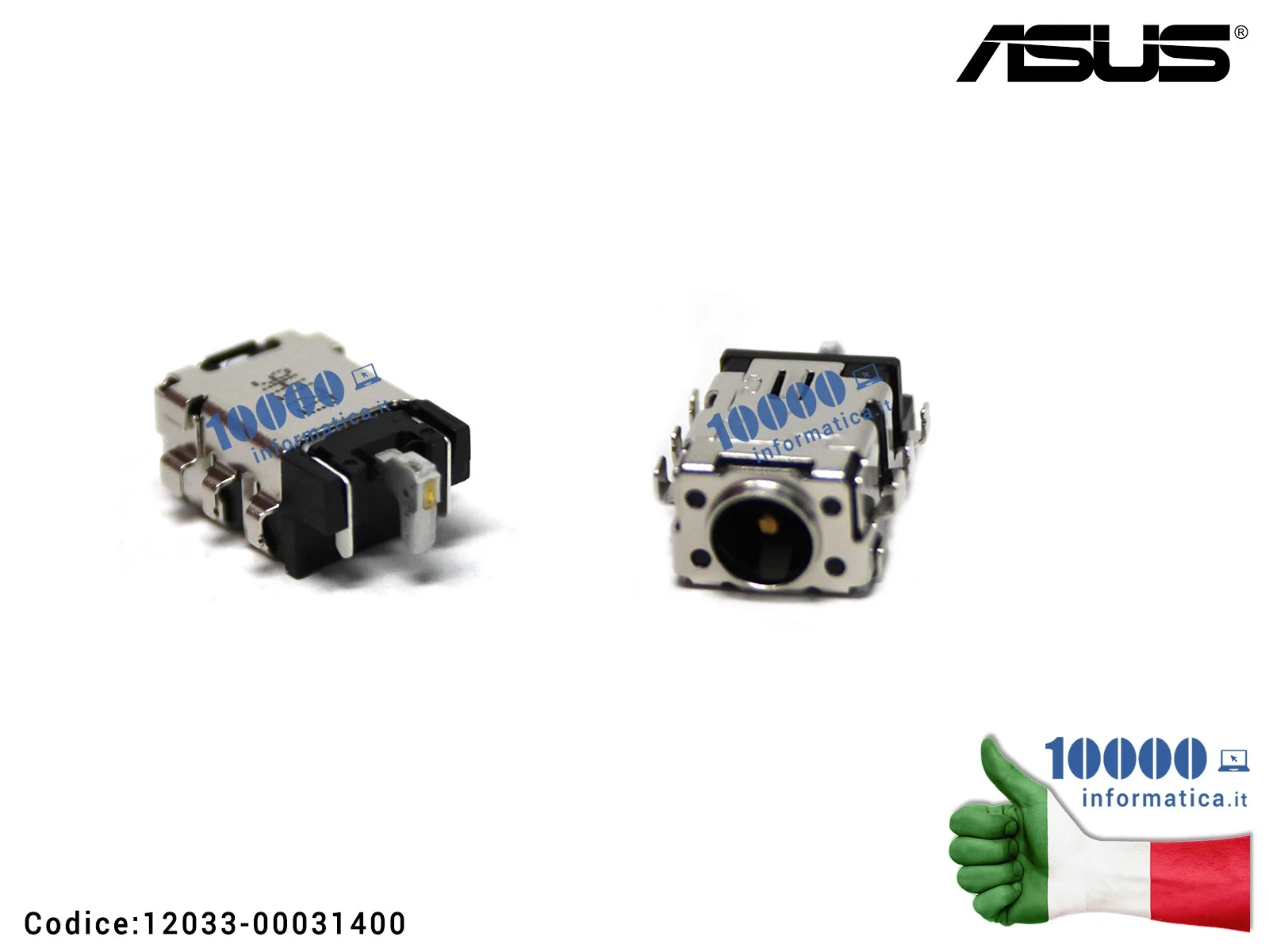 12033-00031400 Connettore di Alimentazione DC Power Jack ASUS VivoBook X407 X507 X407U X407UA X407UB X507U X507UA X507UB X507...