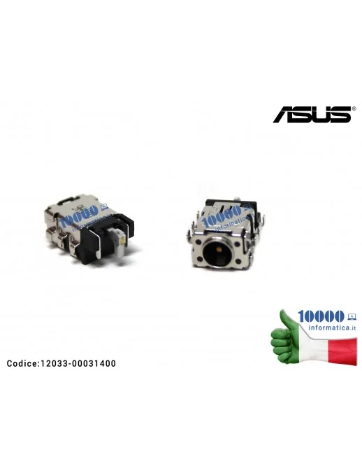 12033-00031400 Connettore di Alimentazione DC Power Jack ASUS VivoBook X407 X507 X407U X407UA X407UB X507U X507UA X507UB X507...