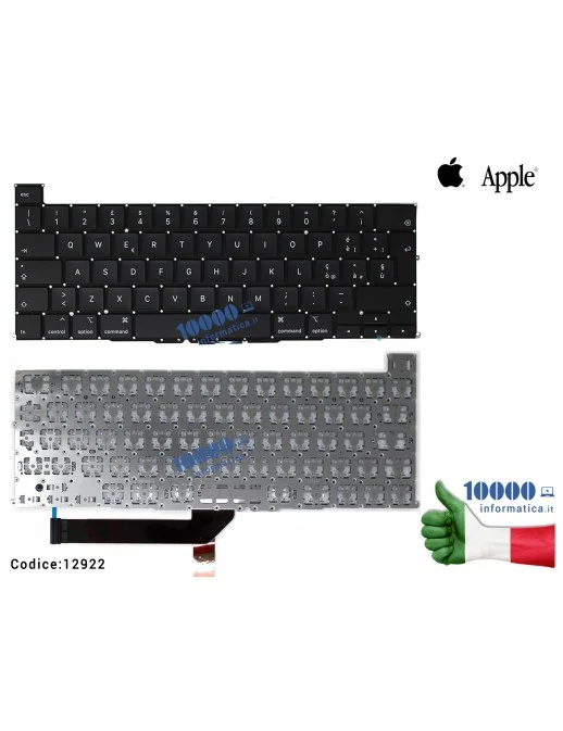 12922 Tastiera Italiana APPLE MacBook Pro 16" A2141 (2019) [SENZA RETROILLUMINAZIONE]