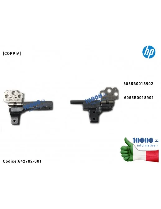 642782-001 Cerniere Hinges HP EliteBook 8460P 8460 8470 8470P 8470W [COPPIA] 6055B0018902 6055B0018901