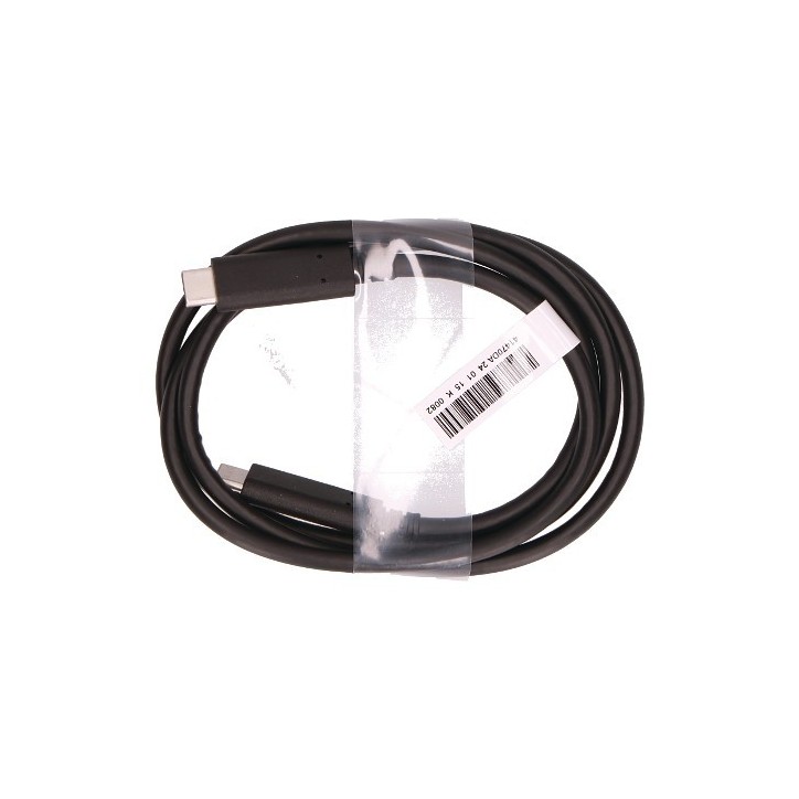 5C11B41472 Lenovo USB-C to USB-C cable, 1m length, supports 10Gbps data transfer and 5A power delivery, compatible with various