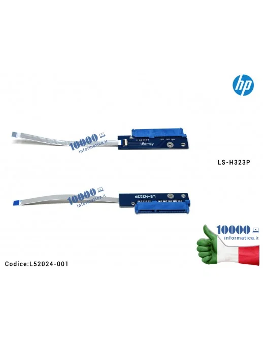 L52024-001 Board HDD Hard Disk Sata HP 15-GW LS-H323P TPN-C139 TPN-C151 250 G9 L52024-001 Scheda Hard Disk Board HDD HP 250 G...