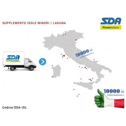 SDA-ISL SDA 72/96h SUPPLEMENTO ISOLA MINORE - ZONA DISAGIATE LAGUNA VENEZIA