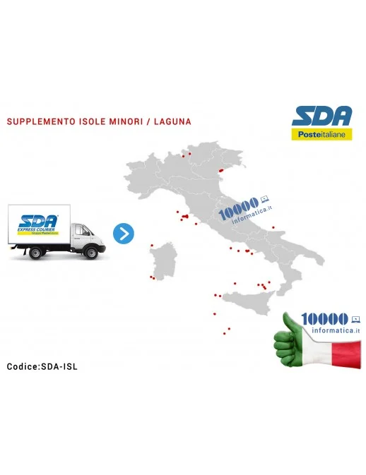 SDA-ISL SDA 72/96h SUPPLEMENTO ISOLA MINORE - ZONA DISAGIATE LAGUNA VENEZIA