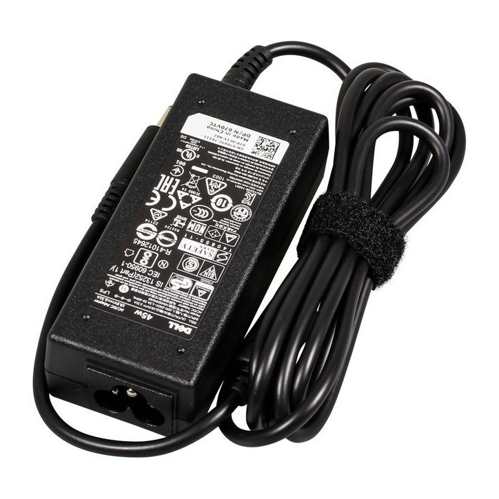 KXTTW Dell AC Adapter, 45W, 19.5V, 3 Pin, 4.5mm, C6 Power Cord, Low Cost FW8KR, 0Y3F7Y Black