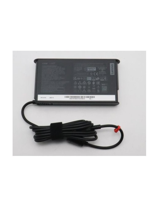 02DL136 02DL136 Lenovo 170W AC adapter for Lenovo ThinkPad laptops, 20V output, 8.5A current, yellow slim tip connector, univ...