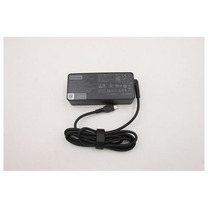 02DL125 Lenovo 65W USB-C Alimentatore AC Adapter with PD 3.0 certification adjustable voltages of 5V to 20V detachable 1.8m cabl 02DL125 Lenovo 65W USB-C Alimentatore AC Adapter with PD 3.0 certification adjustable voltages of 5V to 20V detachable 1.8m cabl