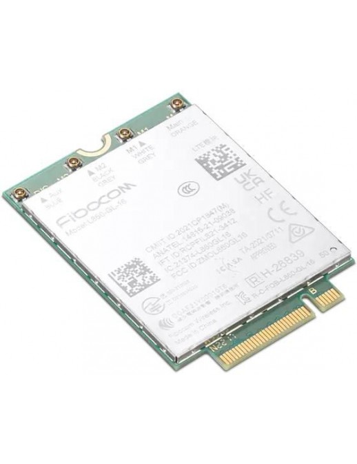 4XC1M72796 4XC1M72796 Lenovo ThinkPad Fibocom L860-GL-16 4G LTE CAT16 M.2 WWAN Module for T16/P16s Gen 2 (Intel &AMD) Lenovo
