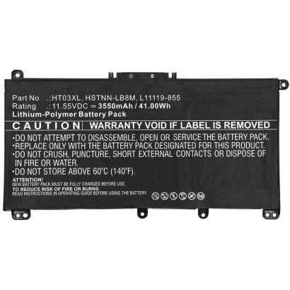 MBXHP-BA0171 MBXHP-BA0171 CoreParts Laptop Batteria for HP 38.76Wh Li-Pol 11.4V 3400mAh HP15-CS 17-BY 250 G7 255 G7 HP PAVILI...