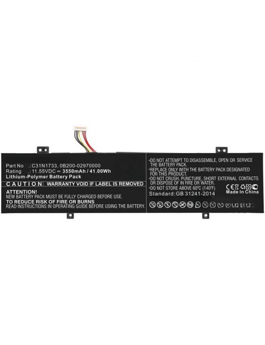 MBXAS-BA0267 MBXAS-BA0267 CoreParts Laptop Batteria for Asus 41.00Wh Li-Polymer 11.55V 3550mAh for Asus TP412FA TP412FA-DB72T...