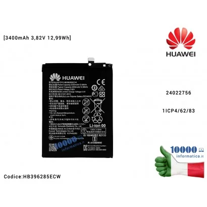 HB396285ECW Batteria 24022756 HUAWEI P20 (EML-L09) (EML-L09C) (EML-L29) (EML-L29C) Honor 10 (COL-L29) (COL-L29A) (COL-L29D) [...