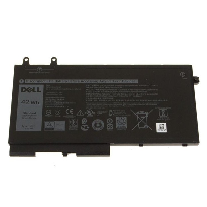 27W58 Dell Batteria 42WHR 3 Cell Lithium Ion 027W58 27W58 Dell Batteria 42WHR 3 Cell Lithium Ion 027W58