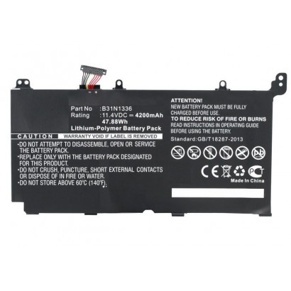 MBXAS-BA0034 MBXAS-BA0034 CoreParts Laptop Batteria for Asus 48Wh Li-Pol 11.4V 4200mAh Black R553LF R553LN R553LN-DM123H R553...