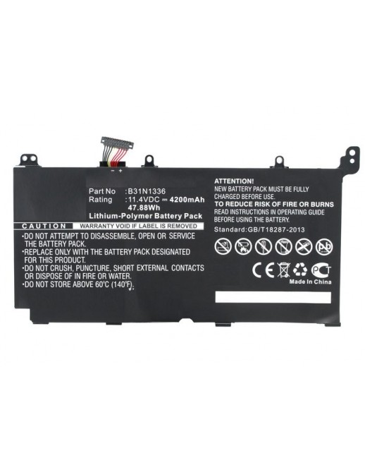 MBXAS-BA0034 MBXAS-BA0034 CoreParts Laptop Batteria for Asus 48Wh Li-Pol 11.4V 4200mAh Black R553LF R553LN R553LN-DM123H R553...