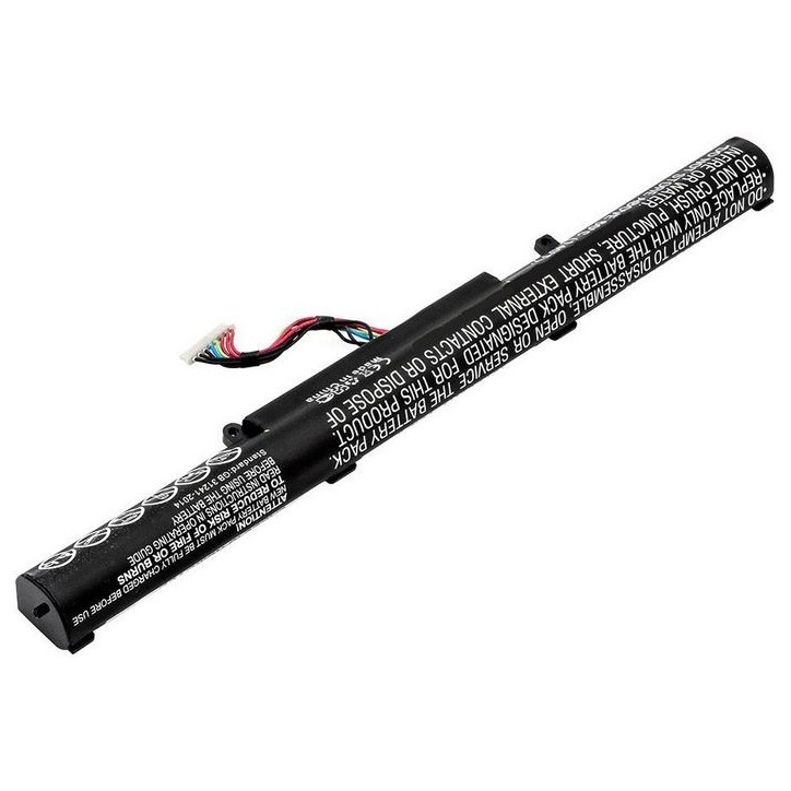 MBXAS-BA0039 CoreParts Laptop Batteria for Asus 48Wh Li-ion 15V 3200mAh Black GL752JW GL752VL GL752VL-1A GL752VL-2B GL752VL-GC05
