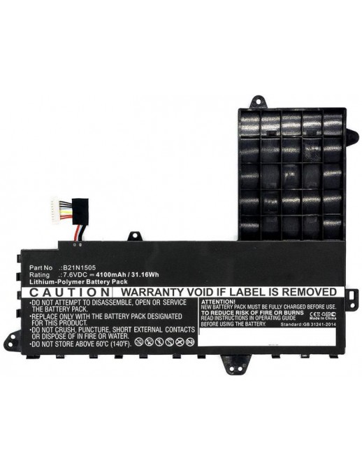 MBXAS-BA0104 MBXAS-BA0104 CoreParts Laptop Batteria for Asus 26Wh Li-Pol 7.6V 3400mAh Black E402S E402SA E502S (TYPE A) 0B200...